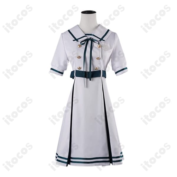 BanG Dream! 若葉睦・月ノ森女子学園夏制服 高再現で清楚に映える快適コスプレ衣装