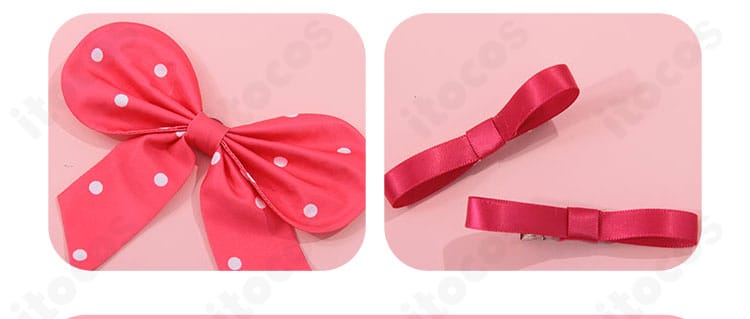 腰飾りと付属アクセサリーのセット詳細。組み合わせによるコーデの完成度を示す。