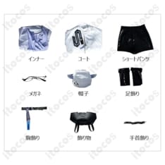 アークナイツ コントレール衣装 高再現コスプレ 9点セットで撮影・イベントに最適 - 5枚目の画像（サムネイル）