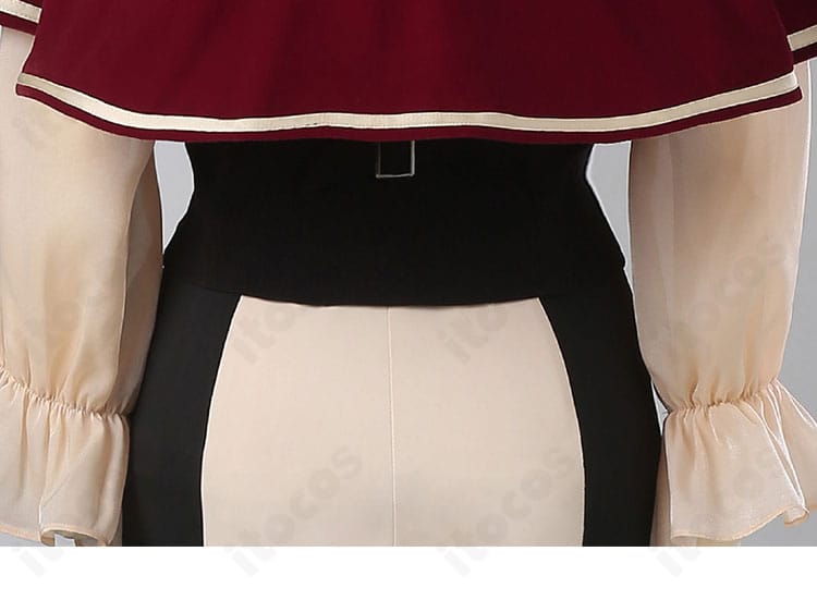 背面装飾のクローズアップ。切り替え線と装飾パーツの配置精度、撮影時の陰影の出方を確認。