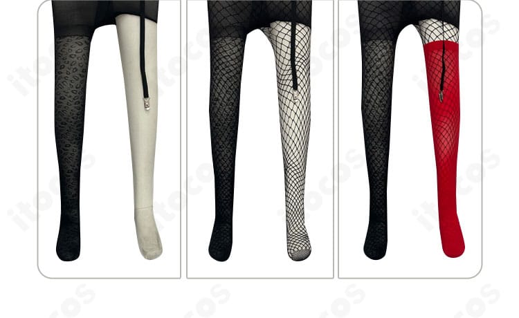 リドル・ローズハート衣装の靴下ディテール。柄配置と丈感が分かる画像