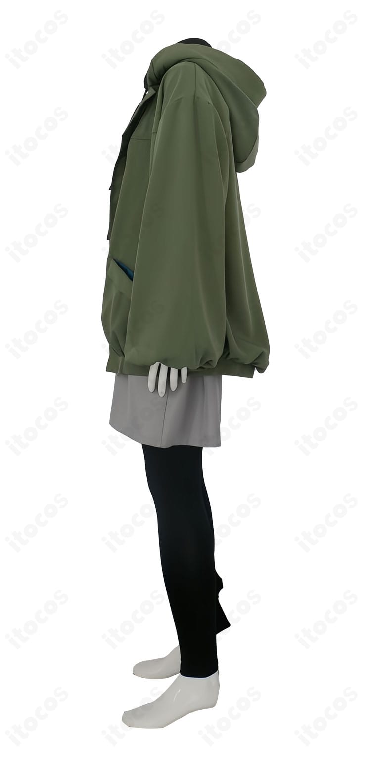 小鈎ハレ キャンプ衣装の袖ディテール。袖口の仕上げと動きやすさを意識した縫製が見える近接写真。