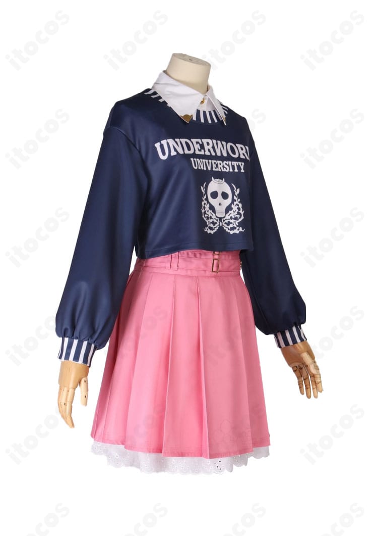 ホロライブ 森カリオペ カワイイ衣装の側面ビュー。ラインとボリューム感をチェックできる画像