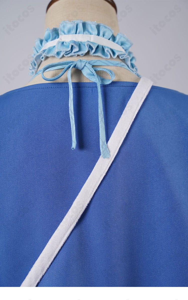 フワワ 背面リボンとフード装飾ディテール。360度可愛い背中の見せ場