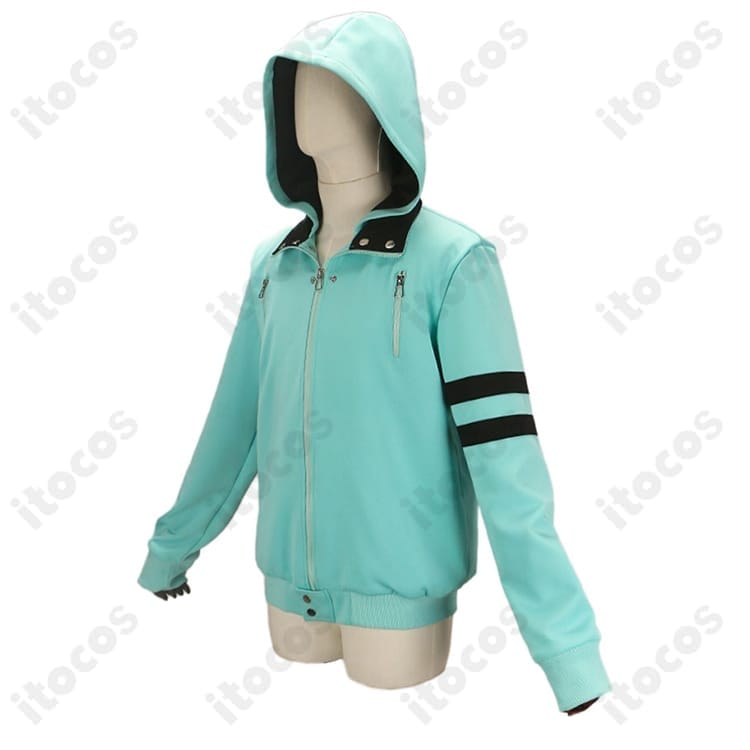 東京喰種 金木研 私服コート＋眼帯｜高再現で軽快、イベントと撮影に最適 - 2枚目の画像