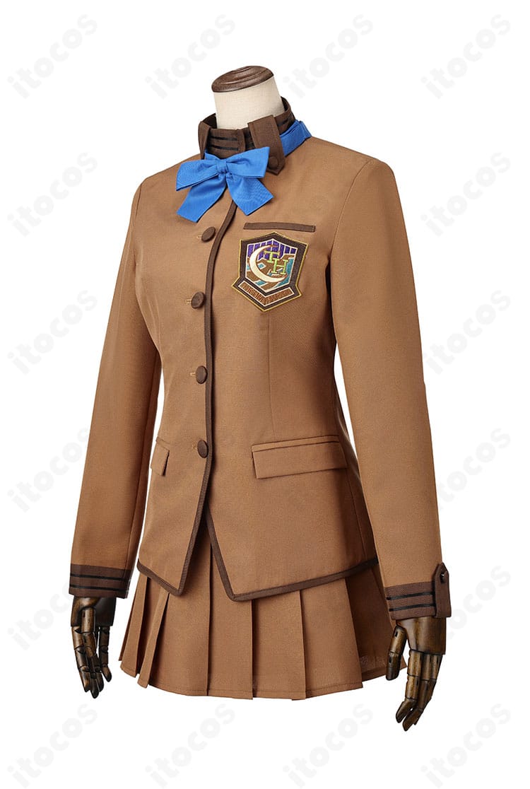 Fate/EXTRA 岸波白野 学園制服 コスプレ衣装 側面ライン｜ウエスト位置とブレザーの落ち感