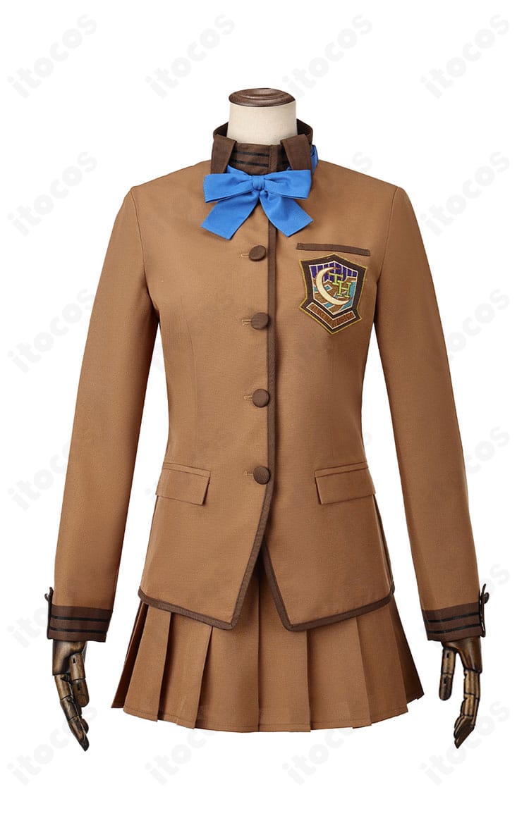 Fate/EXTRA 岸波白野 学園制服 コスプレ衣装 正面フルショット｜発色とシルエットを確認