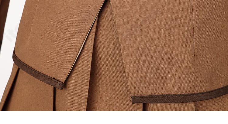 Fate/EXTRA 岸波白野 学園制服 スカート裾とギャザー表情｜動きのあるドレープ