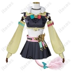 原神 ヴァレサ 通常服コスプレ衣装 高再現モデル｜豪華刺繍と尻尾で存在感、撮影・イベントに最適 - 1枚目の画像（サムネイル）