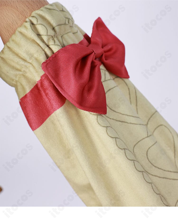 原神 ヴァレサ 左袖装飾アップ。刺繍とスパンコールの輝き、公式カラーの質感が分かる拡大写真