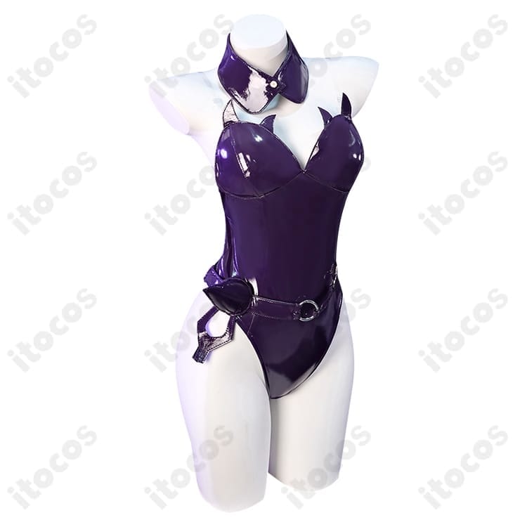 邪桒ナヅミ バニーガール コスプレ衣装 高再現で映える、イベント＆撮影向け - 3枚目の画像
