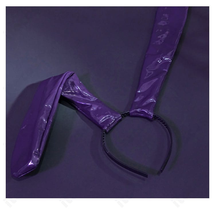 邪桒ナヅミ バニーガール衣装の尾飾りと上衣装飾のディテール。立体感と配置のバランスを示す画像。