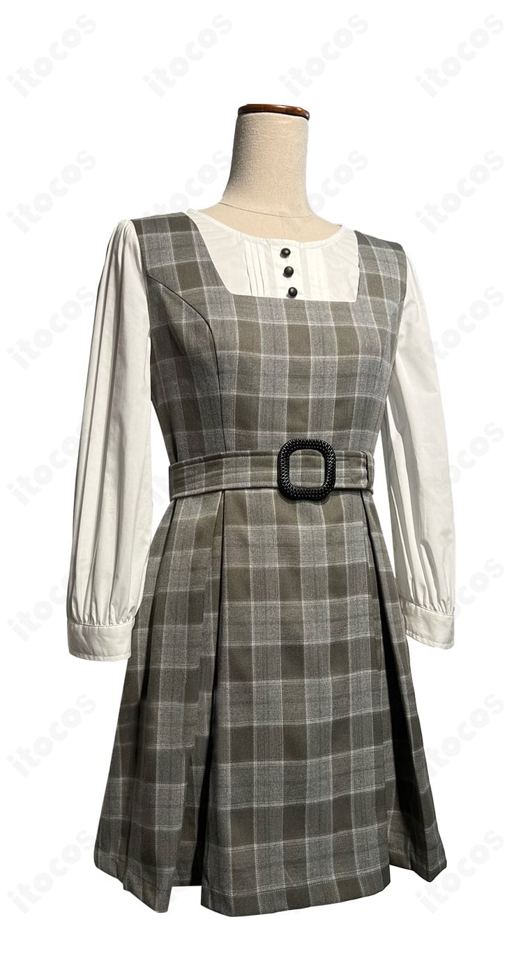 BanG Dream! It's MyGO!!!!! 千早愛音 私服コスプレ衣装の全体イメージ（背面）