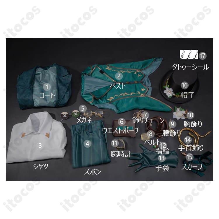 第五人格 騎士（リチャード・スターリング）コスプレ衣装 高再現で快適、イベント・撮影に最適 - 7枚目の画像