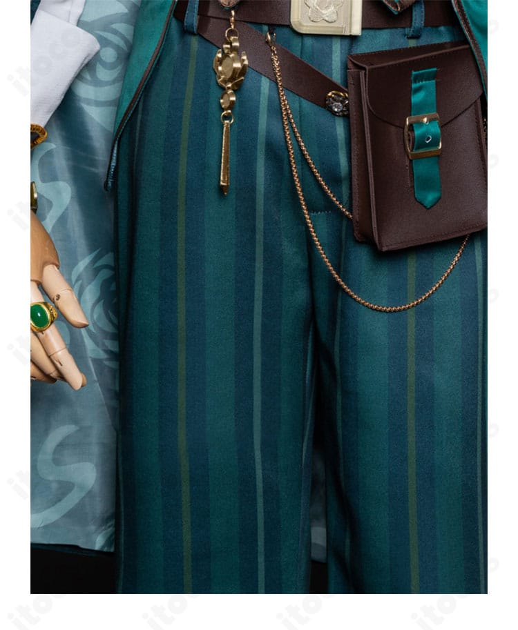 第五人格 騎士（リチャード・スターリング）衣装の腰部装飾。飾り帯とチェーンがエレガントな印象。