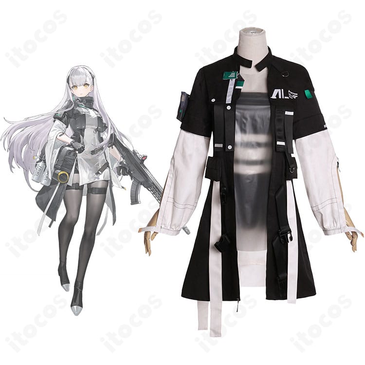 ドールズフロントライン2 トロロのコスプレ衣装を着用した全身イメージ。キャラクター設定に合わせた高再現のシルエットを確認できます。