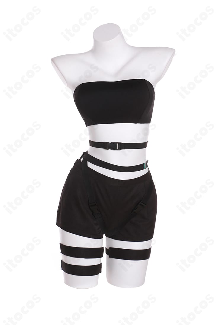 ドールズフロントライン2 トロロ コスプレ衣装の内側ディテール。インナーの縫製や肌当たりに配慮した仕様を示すクローズアップ。