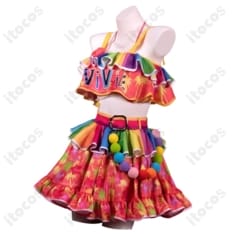 アイカツオンパレード！夏樹みくる コスプレ衣装｜フルセットで簡単コーデ、撮影映えとイベント実用性を両立 - 2枚目の画像（サムネイル）