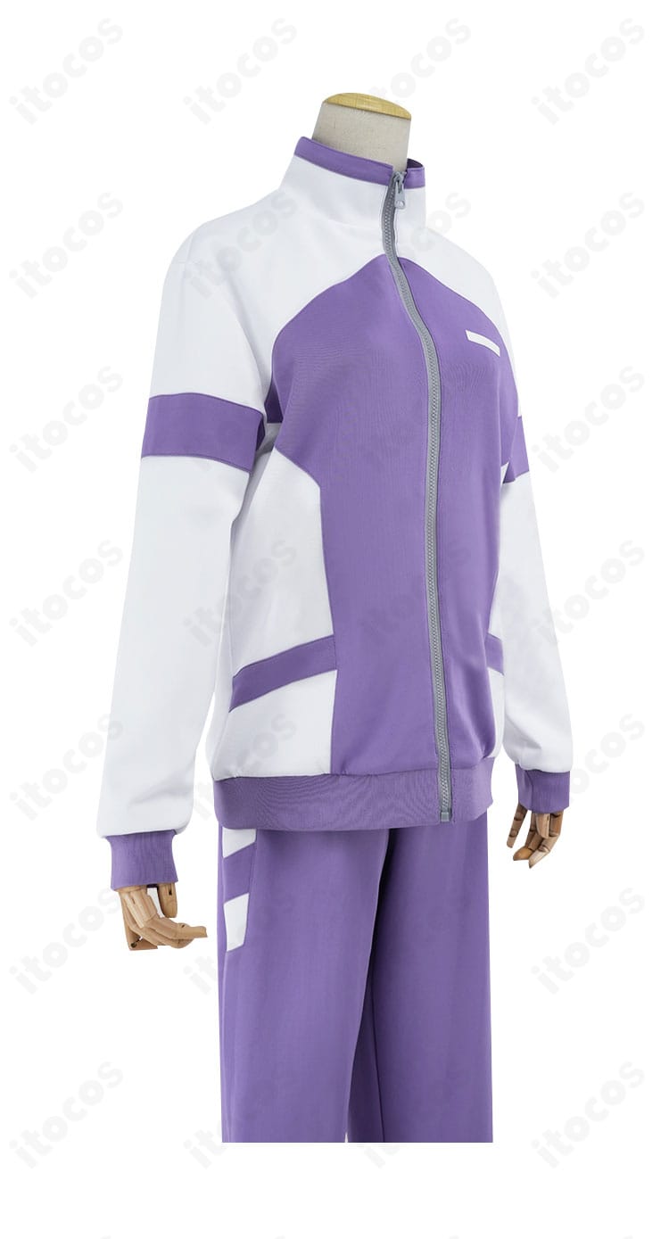 オグリキャップ ジャージ右側ディテール。袖ラインと刺繍ディテールの質感アップ