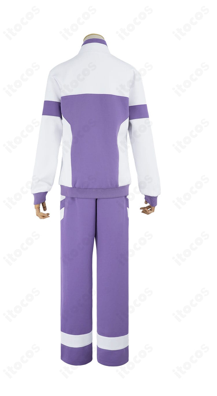 オグリキャップ コスプレ衣装の背面ビュー。背面のライン配置とシルエットを確認できる画像