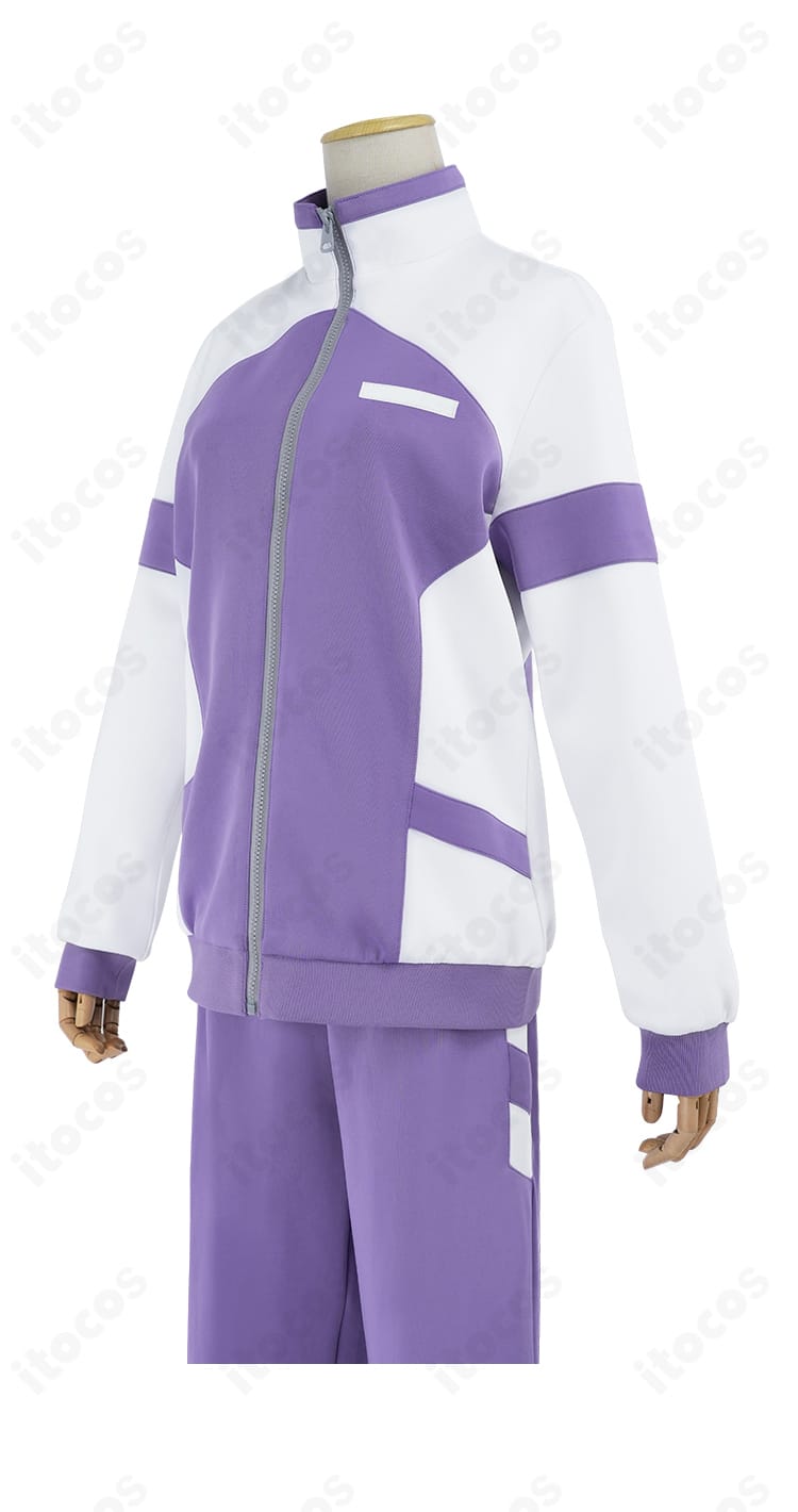 オグリキャップ ジャージ左側ディテール。縫製とエッジの仕上がりを示すクローズアップ