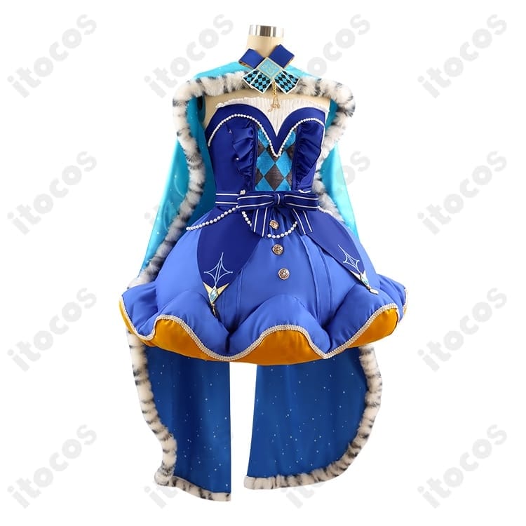 プロジェクトセカイ 鳳えむ クイーン・オブ・ダイヤ 高再現コスプレ衣装、快適設計でイベントも撮影も - 3枚目の画像