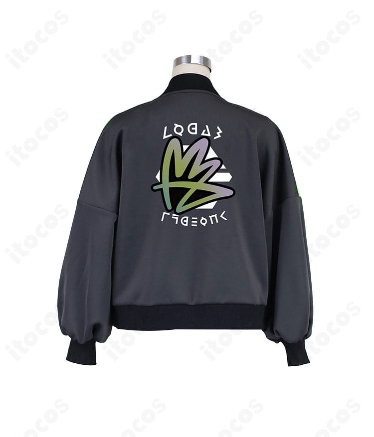 ポケットモンスター レジェンズ Z-A 主人公 コスプレ コート&帽子の背面。後ろ身頃のラインや丈感など、背面ディテールが確認できる画像。