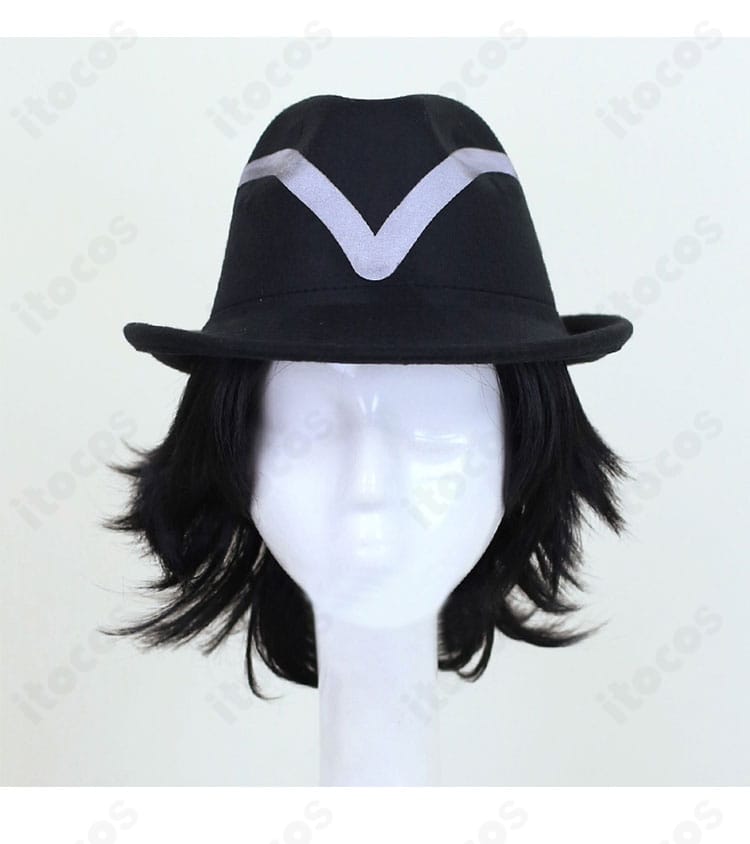 ポケットモンスター レジェンズ Z-A 主人公 コスプレ 帽子の装飾ディテール。縁やパネル構成など質感と造形の近接カット。