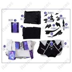 アークナイツ エブラナ コスプレ衣装｜豪華装飾で高再現、撮影・イベントで映えるフルセット - 5枚目の画像（サムネイル）