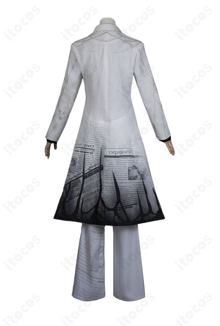 第五人格 冒険家 新聞社編集長コスプレ衣装の背面シルエット