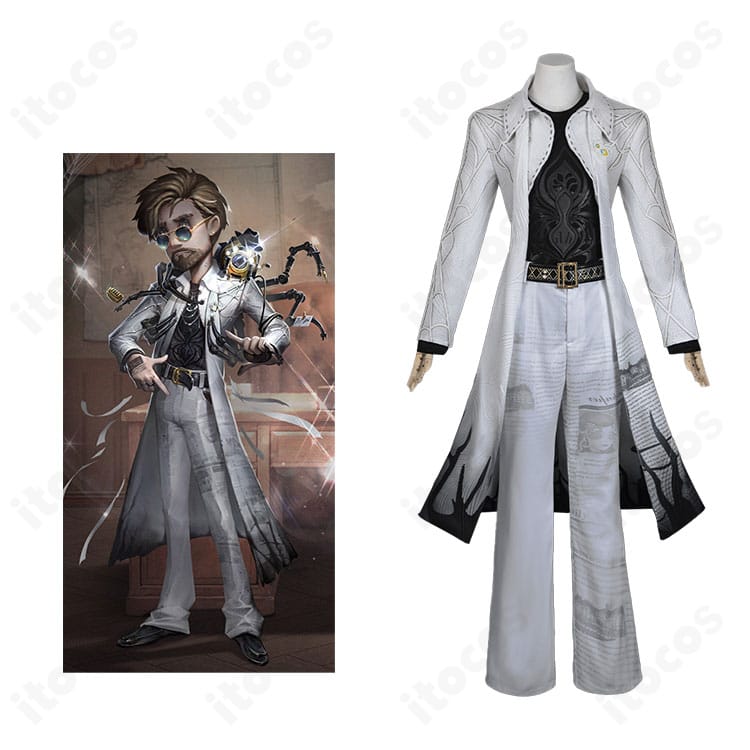 第五人格 冒険家（カート・フランク）新聞社編集長のコスプレ衣装を着用した合成イメージ