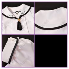 Summer Pockets 鳴瀬しろは・空門蒼 コスプレ衣装 高再現で快適、撮影やイベントに最適 - 5枚目の画像（サムネイル）