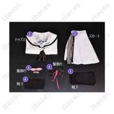 Summer Pockets 鳴瀬しろは・空門蒼 コスプレ衣装 高再現で快適、撮影やイベントに最適 - 6枚目の画像（サムネイル）