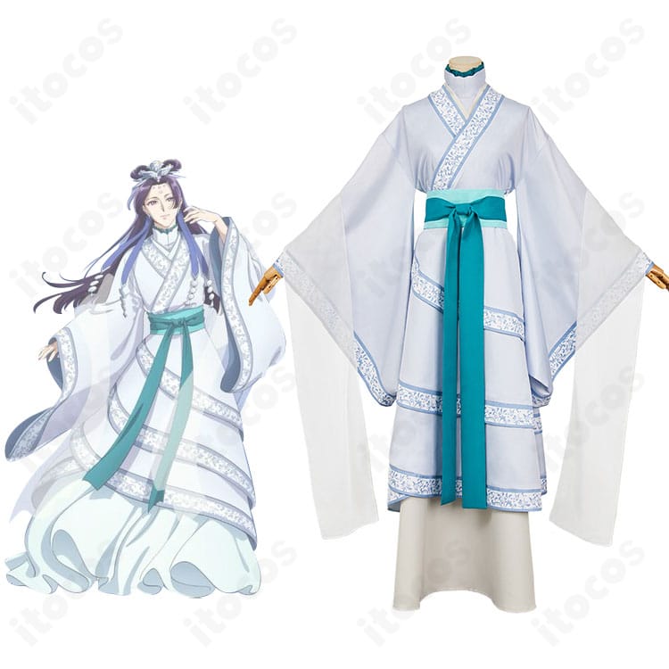 薬屋のひとりごと 壬氏（月精）コスプレ衣装とキャラクター比較。配色・シルエット再現度を示す並列画像