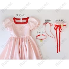 木之本桜 なでしこ祭 劇衣装｜高再現で軽やか、撮影・イベントに最適なドレス - 2枚目の画像（サムネイル）