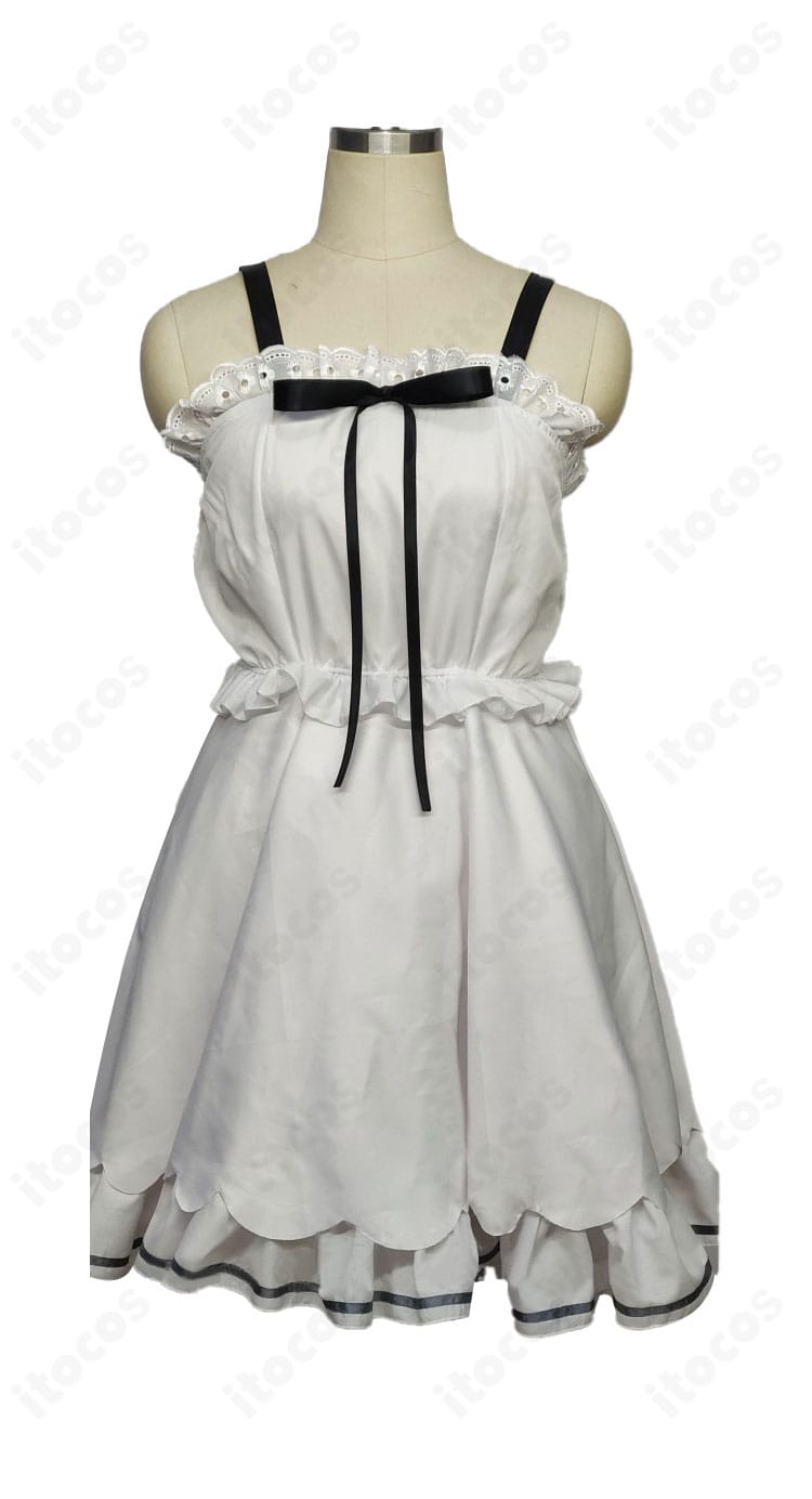 錦あすみ 私服コート衣装のスカート正面ディテール。花柄と装飾の配置、縫製の仕上がりが分かるアップ。