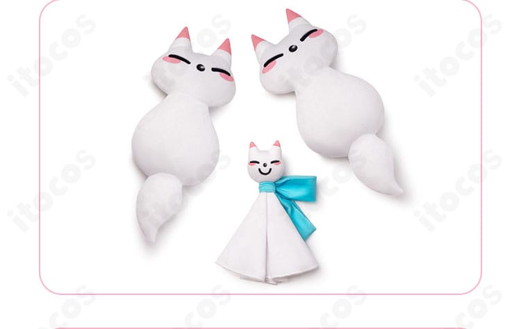 キリコ衣装のアクセサリー詳細。呪符や小物パーツの構成を個別に紹介