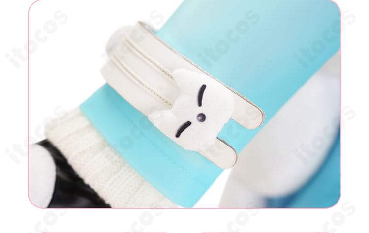 キリコ衣装の袖口装飾ディテール。ステッチとパーツの質感を確認