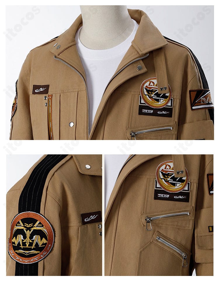 マヒル コスプレ衣装の襟・袖・胸元ディテール。キャラクターらしさを支える要素を近距離で紹介。