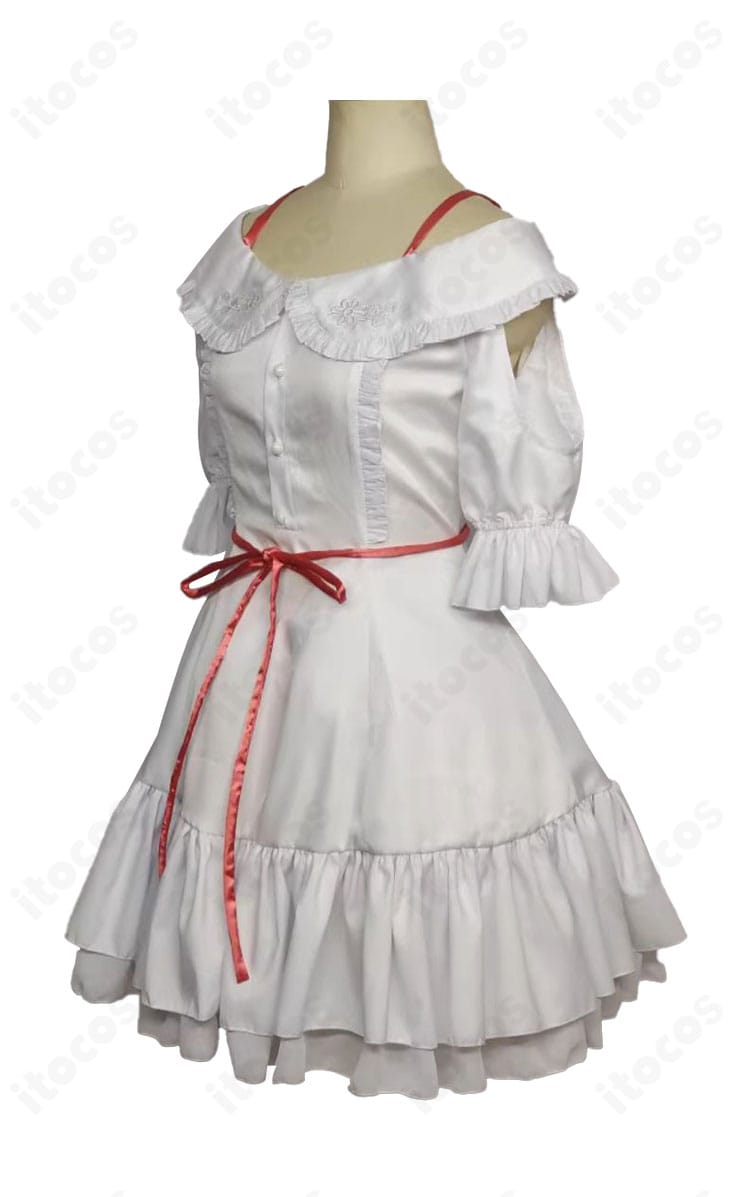 長瀬麻奈コスプレ衣装の左側面。縫い合わせやライン取りなど細部の仕上がりが見える画像