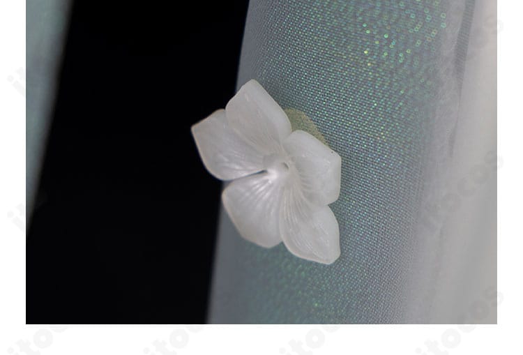 第五人格 気象学者（ウェンディ・フート）風を采る仙霊の花飾りディテール。自然モチーフの上品な装飾