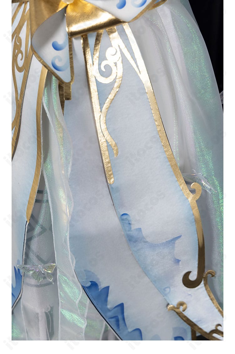 第五人格 気象学者 風を采る仙霊の背面ディテール。風を感じさせる装飾と曲線美を強調したカット