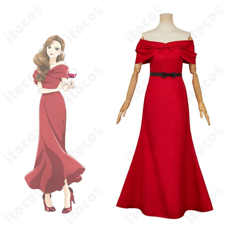 宝生麗子のコスプレ衣装。作品らしい上品さを表現した融合シーンカットで、イベントや撮影向けの高再現デザインを示す画像。