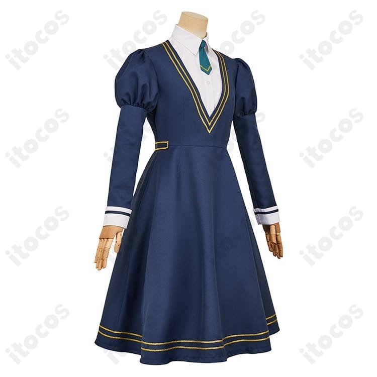 ウィッチウォッチ 宮尾音夢 コスプレ衣装4点セット｜高再現で清楚に決まる学園制服 - 3枚目の画像