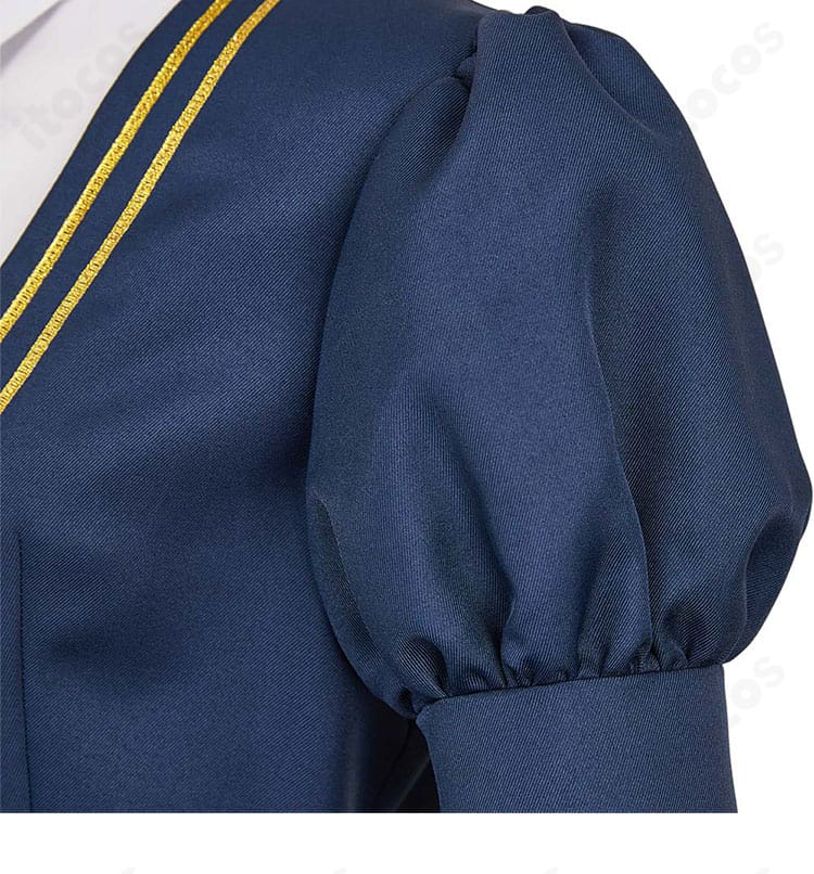 宮尾音夢 コスプレ衣装の肩・袖ディテール。ステッチワークと袖山のフォルムが分かる拡大写真