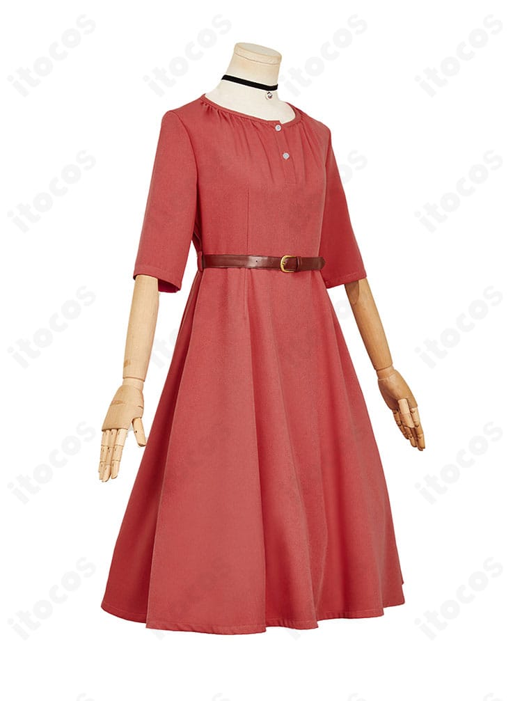 若月ニコ コスプレ衣装の左側面。袖と身頃のバランス、ディテールの再現度が確認できる画像。