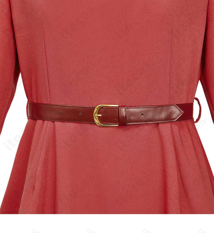 若月ニコ コスプレ衣装のウエストベルト詳細。アクセント位置と質感でウエストラインを強調。