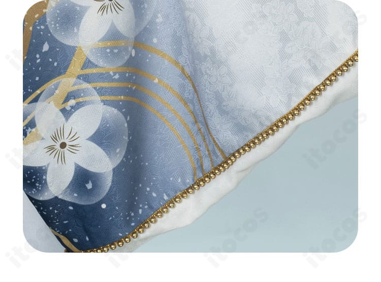 礼瀬マヨイ衣装の袖装飾アップ。カフ周りの意匠と質感を強調