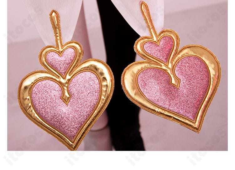 矢澤にこ 衣装の裾ハート装飾のアップ。撮影映えする可憐なディテール。