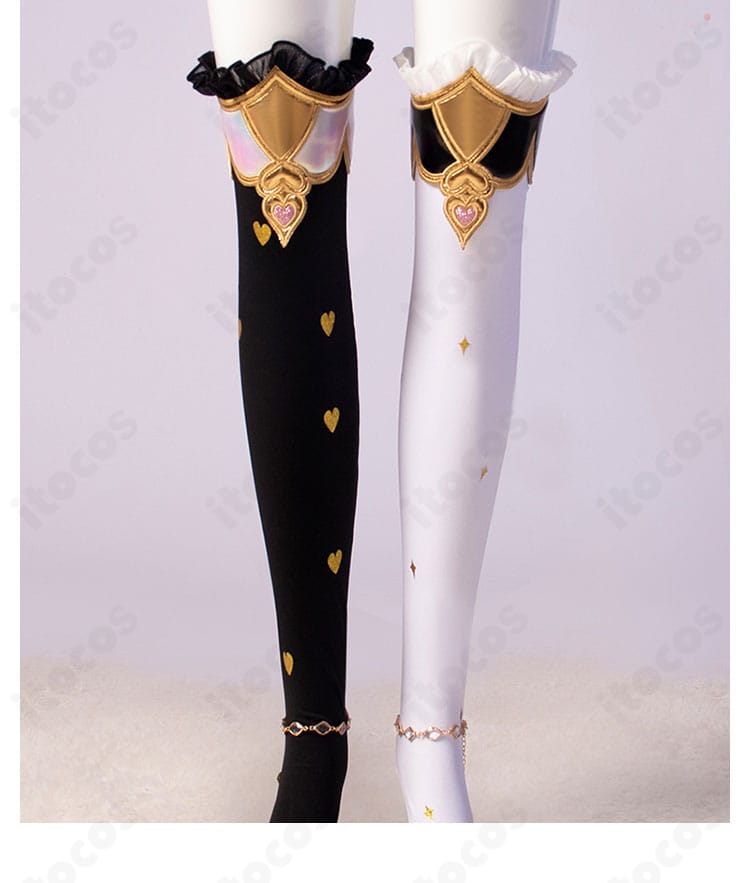 コーデ用シューズの装飾ディテール。衣装の雰囲気に合うデザイン例を示す。